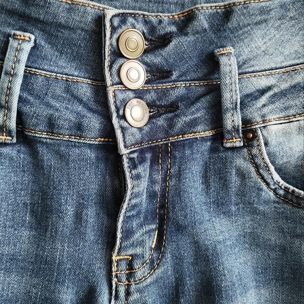 IBIZA Distressed High-Rise Jeans - Size US 3 - Picture 3 of 6